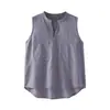 Top de nicho estilo coreano Verão Novo Feminino Versátil Camiseta Básica Camisa Elegante Estilosa Camisa de Chiffon Solta Sem Mangas