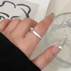 Anillo Geométrico Asimétrico de Plata de Ley 925 para Mujer Ins 2025 Nuevo Diseño de Nicho Sentido del Diseño Anillo Elegante para el Dedo Índice