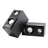 Jituo JT2803 Computador celular madeira áudio usb subwoofer alto-falante 2.0 canal peso baixo