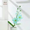 Flores de lana tejidas a mano Orquídea de Marte flor artificial decoración producto terminado para puestos de mercado nocturno ramo tejido a mano flores de lana