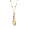 Collar de Playa de Estrellas de Mar y Conchas de Colores Transfronterizo Europeo y Americano para Mujer Estilo Resort Costero Accesorios de Moda