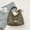 Bolsa Tote Estampa de Leopardo Feminina 2026 Nova Outono Leve Luxo Toque de Alto Padrão Bolsa de Ombro Único Grande Capacidade Bolsa Saco Transversal
