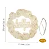Sinal de madeira da Amazon para Natal e Halloween TikTok peça de madeira em branco inacabada Xiyin DIY decoração de porta