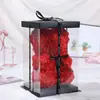 Venta al por mayor de fábrica oso rosa de espuma de PE regalo para Tanabata Día de San Valentín oso de abrazo para enviar a la novia oso de flor eterna creativa