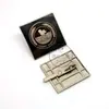 Logo personalizado de aleación de zinc marca de abrigo de invierno herrajes personalizados grabado láser señal de sombrero de aleación de comercio exterior