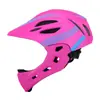 Casco para niños FTIIER patinaje sobre ruedas coche de equilibrio casco deportivo LED para andar en bicicleta scooter casco integral para niños