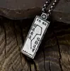 Colgante tesoro de plata de ley S925 de la constelación taoísta de la Osa Mayor, estilo chino nuevo retro, tendencia nacional, energía metafísica, collar de estilo étnico
