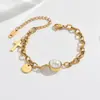 Pulsera de Perlas Minimalista Europea y Americana Estilo Francés Nicho para Mujer, Nueva Joyería Elegante Estilo Francés Inspirada en Chanel de Alto Valor que No se Desvanece
