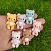 Nuevo Animal de Dibujos Animados Lindo Oso Crema Animal Resina Adhesivos para Refrigerador Tablet Accesorios Pegamento Crema Funda para Teléfono