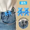 Fivela Ajustadora de Cintura em Formato de Urso, Removível, Sem Necessidade de Pregos ou Costura, Botão de Cintura para Jeans, Ferramenta Mágica para Ajustar o Tamanho da Cintura de Grande para Pequeno