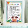 Adesivos de parede de viagem Kang CH46029 dez bons hábitos de aprendizagem jardim de infância sala de aula adesivos de cultura inspiradora adesivos de energia positiva