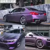 Película para carro que muda de cor adesivos para carro completo super fosco metalizado preto roxo mágico Super ya AMG cinza montanha Guerreiro Negro azul mágico
