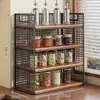Estante de Especias para Cocina Estante Multifuncional para Almacenamiento de Condimentos en Encimera Organizador de Utensilios de Cocina para Aceite Sal Salsa de Soja Vinagre Estante