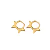 Pendientes de Estrella Minimalistas de Lujo Ligero Transfronterizos con un Estilo Metálico Fresco Único y Sofisticado Pendientes con Forma de Estrella Venta al por Mayor