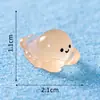 Micro-paisaje vida marina luminosa animales pequeños cangrejos langostinos cangrejos ermitaños adornos decorativos DIY
