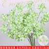 Rosas de Creme Simuladas de 3 Cabeças, Decoração de Fundo para Casamento, Arranjo de Flores para Guia de Estrada, Flores de Seda Estilo Europeu para Casamento, Flores Artificiais