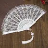 Abanico de Encaje Retro Europeo para Mujer Verano Abanico de Orquídea Accesorios para Fotografía de Danza Performance Abanico Plegable
