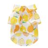 Camisa para Perro Amazon Explosions Ropa Primavera y Verano Estilo Fruta Camisa de Botones Abiertos Mediana y Grande Ropa para Mascotas