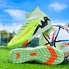 Chuteiras de Futebol Copa do Mundo Transfronteiriças para Homens, Cano Alto, para Adolescentes e Estudantes, Travas Tf Femininas, Chuteiras de Competição Longa Ag para Treinamento Esportivo
