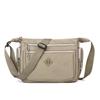 Bolso de hombro multicapa de gran capacidad con diseño de zorro colorido para mujer, bolso de mensajero impermeable para actividades al aire libre, bolso sencillo