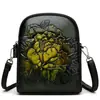 Bolso de moda de lujo ligero de alta gama para mujer, estilo chino y étnico, multicapa, adecuado para madres de mediana edad y mayores, bolso de mano para teléfono para hombro y cruzado