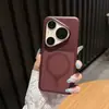 Aplicable para Huawei Mate90promax Funda de Teléfono de Cuero Liso para Negocios con Bola Magnética mate80 Protectora Anti-caídas 70