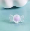 17mm simulação doces fosco textura transparente contendo colorido pequenas contas redondas contas DIY acessórios de jóias artesanais
