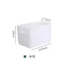 Caixa de armazenamento de mesa para joias, cosméticos, plástico, cesta de armazenamento de artigos diversos, caixa de papelaria, caixa de armazenamento para frutas, brinquedos, temperos