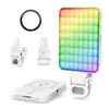 Luz de Relleno Magnética para Teléfono, Luz para Fotografía Selfie de Cámara, Luz de Bolsillo Ambiental RGB, Luz de Relleno LED para Videoconferencia