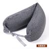 Almohada en forma de U, sin impresión, estilo similar, multifuncional, para viajes, para el cuello, para avión, con logotipo personalizable