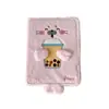 Lindo Álbum de Fotos de Peluche con Sello de Dibujos Animados Tamaño A5 para Fans, Álbum de Almacenamiento de Tarjetas Pequeñas de Cuatro Cuadrículas, Álbum de Tarjetas Polaroid