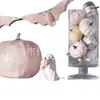 Decoración de Fiesta de Fantasma Blanco Linda de Halloween de Nuevo Producto Transfronteriza Adornos para Patio Decoración de Escritorio de Estudio Adornos Pequeños