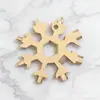 Chave de Floco de Neve Conjunto de Ferramentas Hexagonais para Exterior Chave de Fenda Octogonal Doméstica Conjunto Combinado Octogonal Multifuncional Portátil