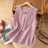 Nuevo Chal sin Mangas Bordado Dulce para Mujer, Top Delgado de Verano para Abrigo o para Usar en Capas