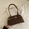 Bolso de Hombro Retro de Gamuza Estilo Francés, Bolso de Mano Mate, Nuevo Bolso de Hombro Versátil de Gran Capacidad para el Trabajo
