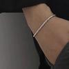 Cadena Cubana Original de Hip Hop Twist Cadena hiphop Pulsera Fina de Acero Titán para Hombre de Moda Nicho Pulsera Cadena para Hombre que no se Desvanece