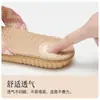 Pantuflas de Lino para Mujer 2026 Nuevo Verano Todas las Estaciones Uso en Casa Algodón y Lino Anti-Olor Pareja Antideslizante Suelo Exterior Pantuflas Verano