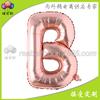 Globo de película de aluminio de 32 pulgadas grande color oro rosa versión de EE. UU. alfanumérico al por mayor decoración de boda cumpleaños fiesta regalo