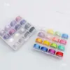 Juego mini de hilo de 3 hebras 6 hebras 9 hebras carretes divididos embalaje de caja de rollo pequeño para tejer pulseras de cuerda collares enrollar hilo es relativamente fino