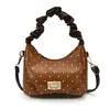 Bolso de axila de lunares de nicho estilo coreano para mujer, nuevo de moda de verano 2026, bandolera cruzada de moda para el día a día, bolso tipo empanada