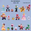 Serie Mario Accesorios de Juego de Moda Louis Hongo Monstruo Modelo Muñeco Hecho a Mano Coche Decoración de Escritorio Adornos