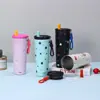 Caneca Térmica de Aço Inoxidável 316 Desenho Animado Gigante para Carro com Canudo Caneca de Gelo para Manter Frio Portátil Caneca de Café Venda por Atacado