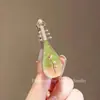Pinza para el cabello Pipa de flor antigua Temperamento femenino Flequillo Clip lateral Pinza para el cabello Rojo de internet Tocado Hanfu Moda Clip de pico de pato
