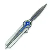 Faca Delta Polaris 28cm Duas Vias Salto Reto Modelo de Arma Polaris Faca de Brinquedo Dobrável Não Afiada