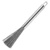 Cepillo para Ollas de Acero Inoxidable 304 Cepillo para Lavar Platos Cepillo para Ollas de Alambre de Resorte Cepillo de Limpieza Cepillo Multifuncional de Cocina Artefacto para Eliminar Suciedad