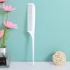 Peine de Plástico con Punta de Cola, Peine para el Cabello Antiestático de Dientes Finos, Peine Pequeño Portátil Irrompible, Peine de Peluquería para el Hogar al por Mayor