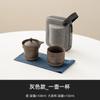 Caneca Rápida de Grés Uma Panela Duas Xícaras Equipamento de Acampamento ao Ar Livre Conjunto de Chá Portátil de Viagem Conjunto de Chá Kung Fu Bolsa de Armazenamento