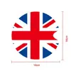 Mini Adesivo para Tanque de Combustível em Formato de Arroz Capa de Tanque de Combustível Graffiti Britânico Adesivo Decorativo Refletivo J116