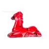 Adornos de Animales Unicornio con Cuernos de Colores Transfronterizos Decoraciones de Oficina Ciervo de Cristal Regalos para el Día de Navidad de los Niños