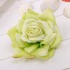 Fabricante Transfronterizo Flor de Rosa Rizada de 12 cm Flor para Tocados DIY Flor para Pared de Flores Flor para Sombrero Boda Flor de Tela Hecha a Mano Flor Artificial Cabeza